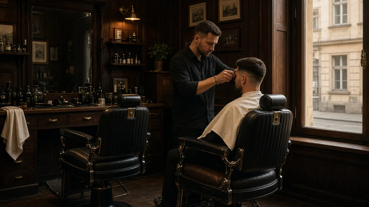 Ilustrační foto barber shopu — Bart Barbershop Vršovice, Praha