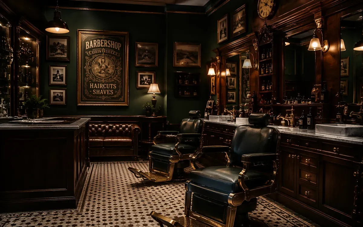 Ilustrační foto barber shopu — Jiné Holičství Brno, Brno