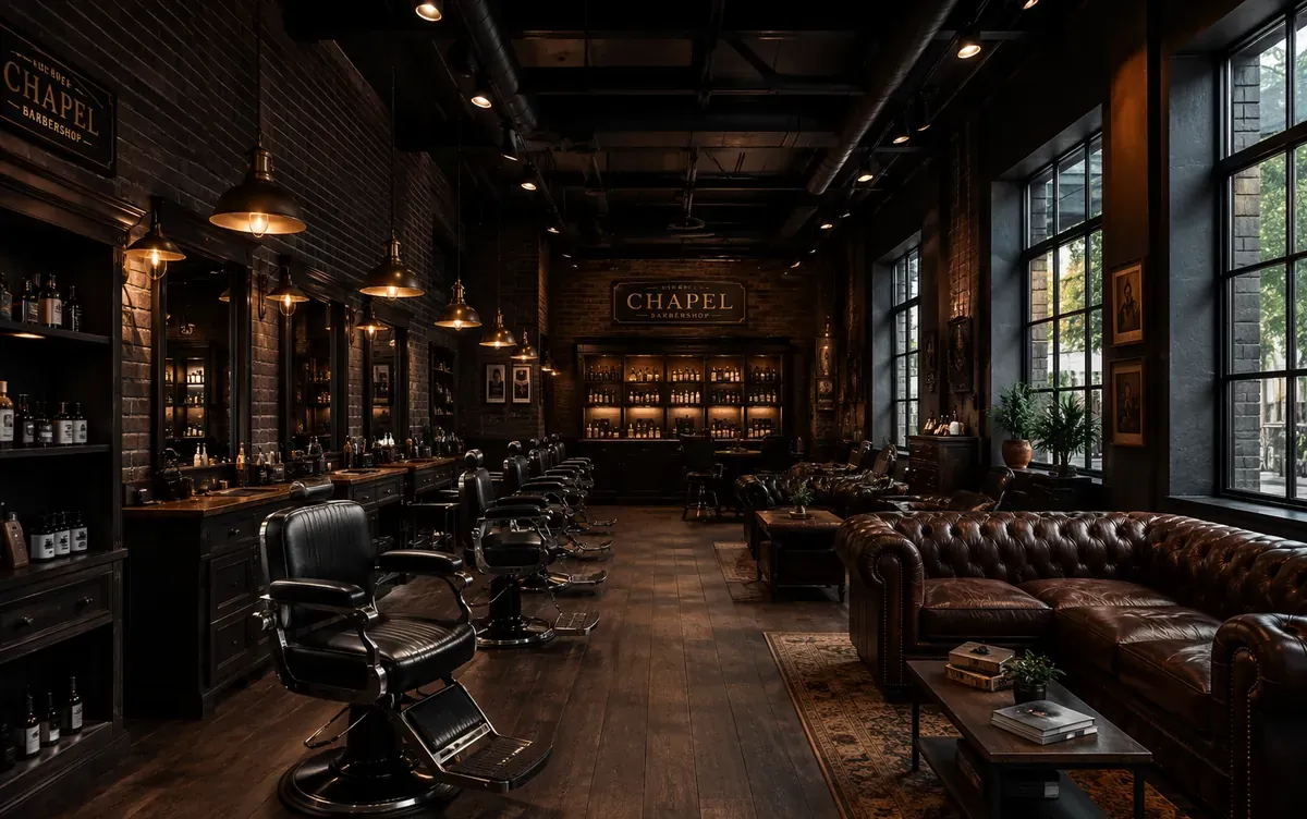 Ilustrační foto barber shopu — GRAND Barber Shop, Plzeň